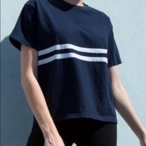 RARE brandy melville aleena striped top